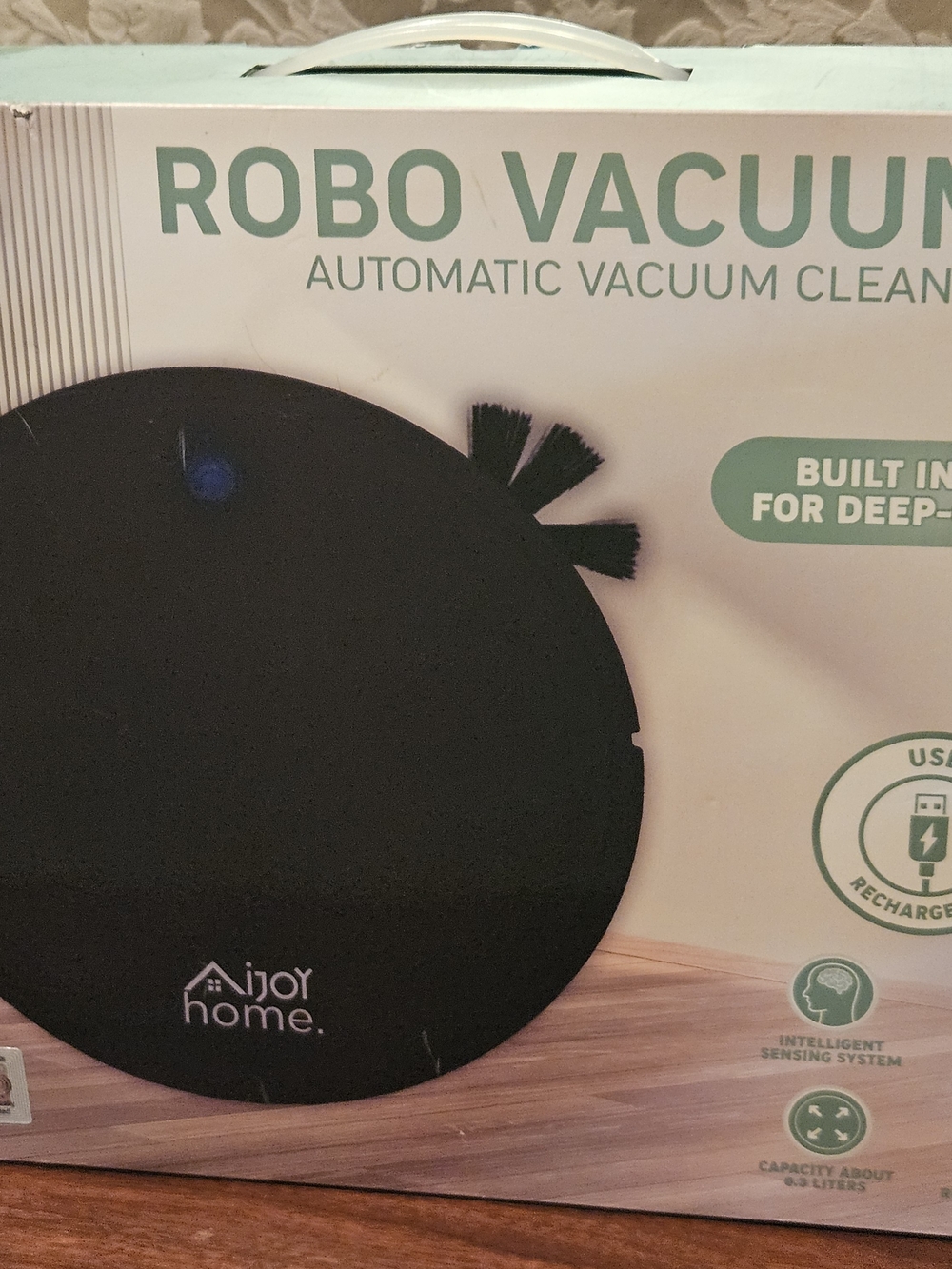 NIB AJOY Home ROBO VACUUM Automatic Cleaner USB Rechargeable
